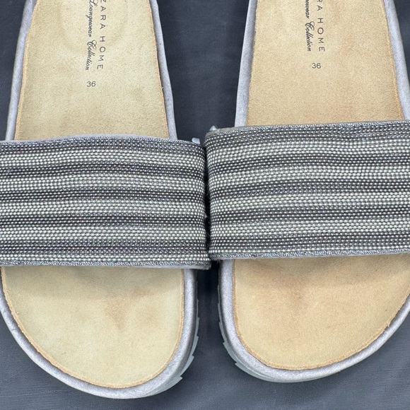 Zara Home Beaded slide sandals 5 - Picture 3 of 6